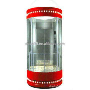 High quality panoramic elevator with machine room